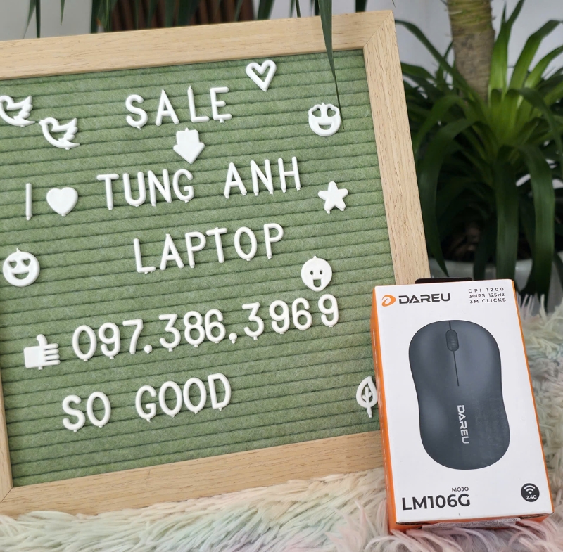 Chuột không dây Dareu LM106G