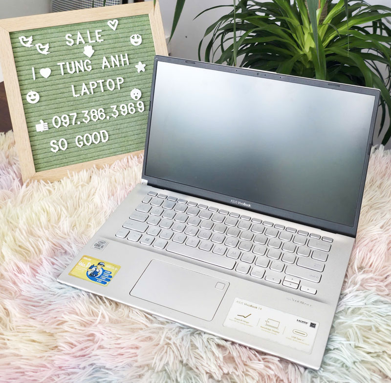 Laptop Asus VivoBook A412FA i5 10210U/8GB/ssd 256 / màn 14fhd