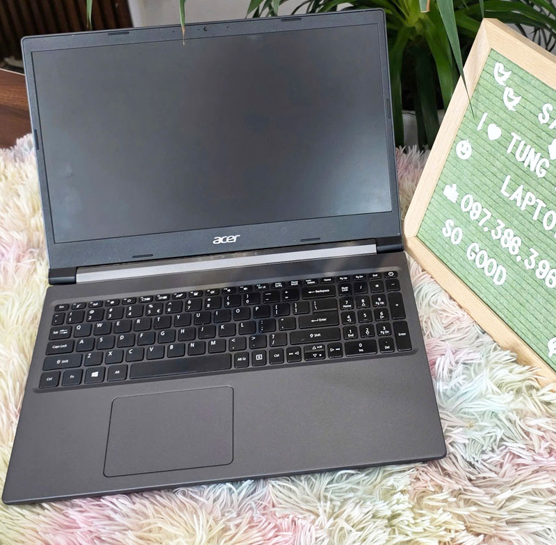 Laptop Acer Aspire 7 A715-43G-R8GA (Ryzen 5 5625U, RTX 3050, 16GB, 512GB, 15.6' FHD 144Hz)