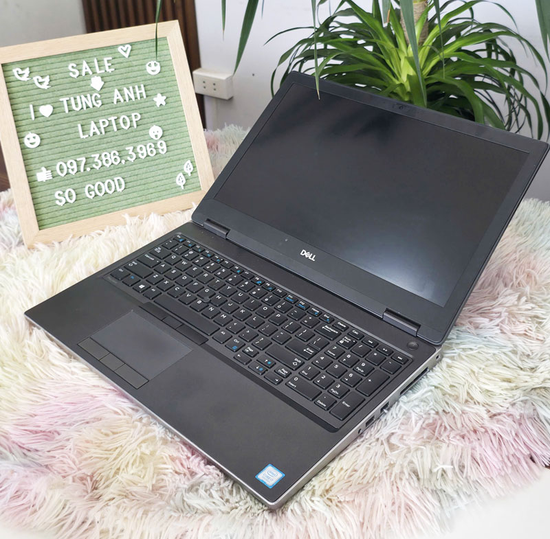 Laptop Dell Precision 7540 Core i7-9850H (i7-9750H) / RAM 16GB / SSD 512GB / card AMD WX3200 / Màn 15.6 inch FHD 1920x1080