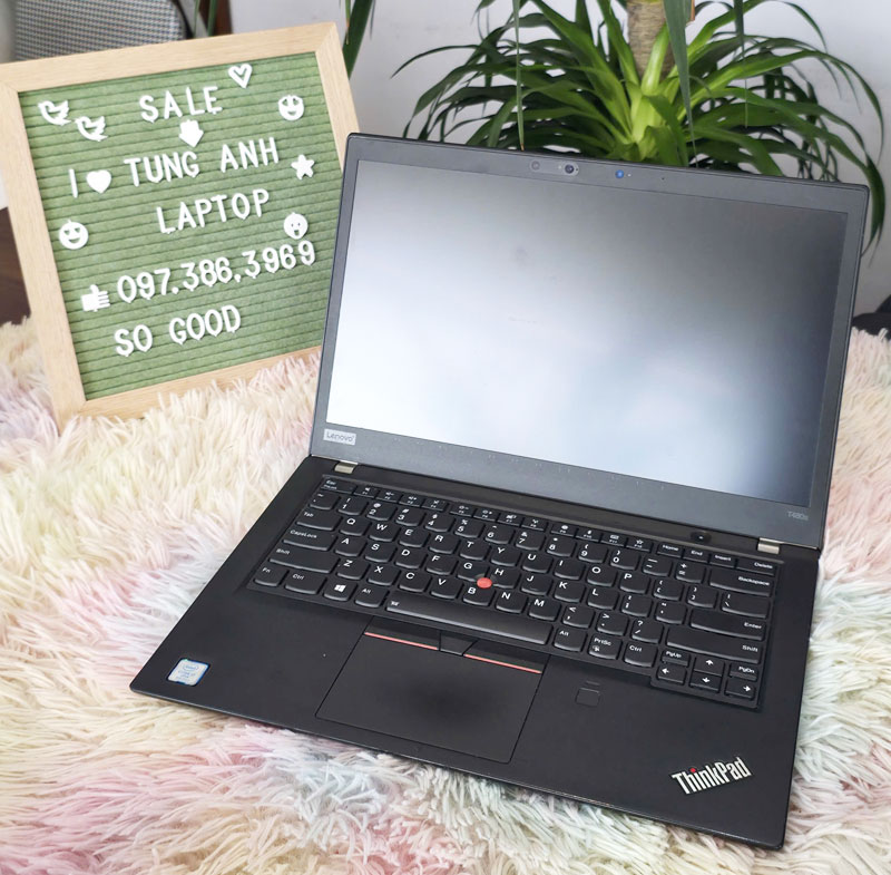 Laptop Thinkpad T480s i7  -8650U / 8 / 256 / 14Fhd / vga MX150